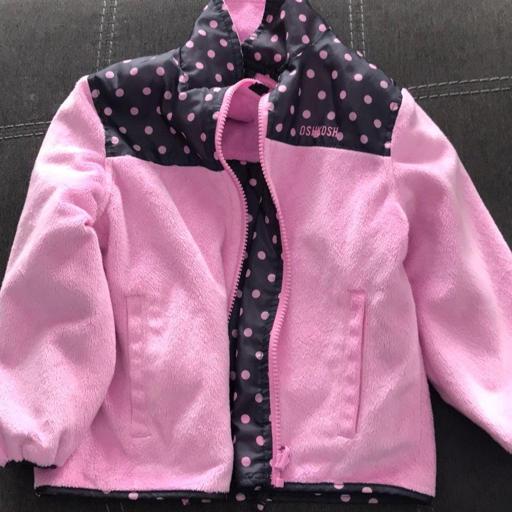 Oshkosh toddler fleece coat
